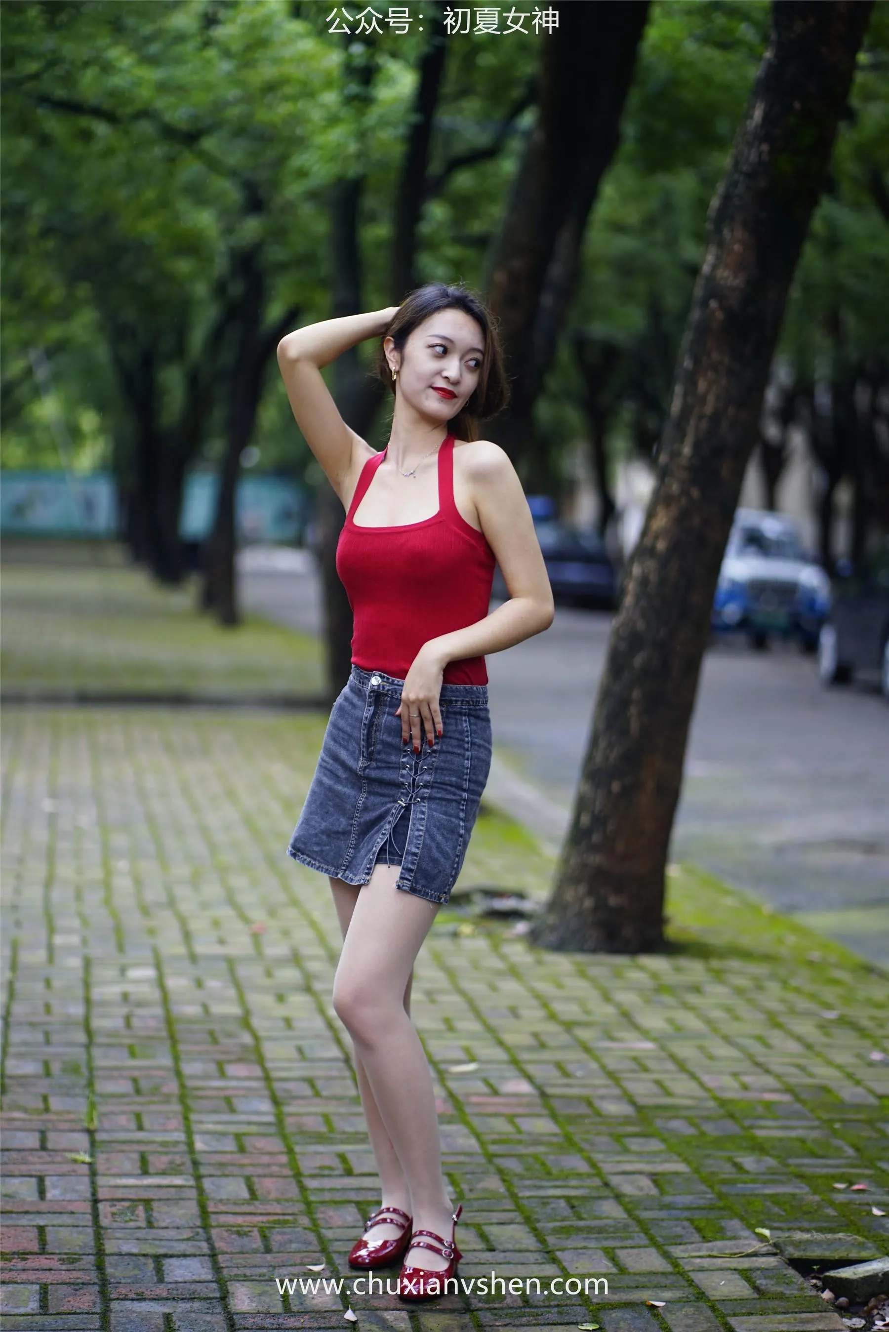 初夏女神 NO.045 依依 复古街头 [130P]插图7